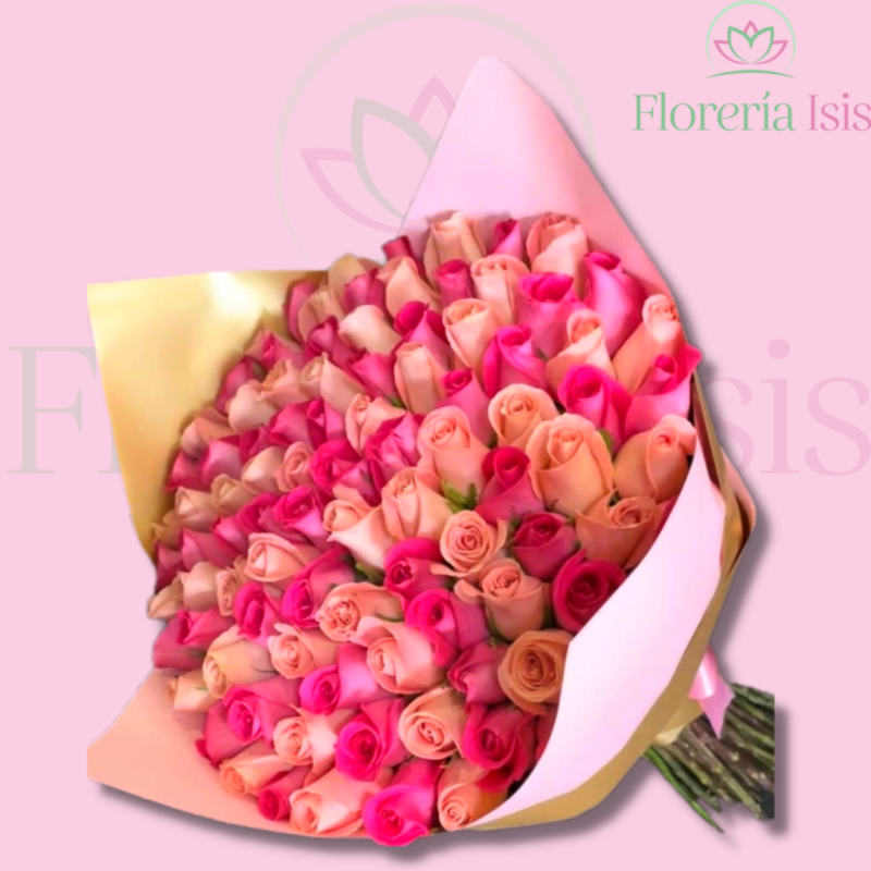 Ramo de 200 rosas - Florería Isis - Envio de Flores a Domicilio Tijuana,  Floreria en Linea Tijuana, Arreglos Florales Tijuana