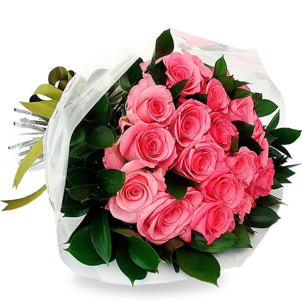 Ramo de 24 rosas rosa